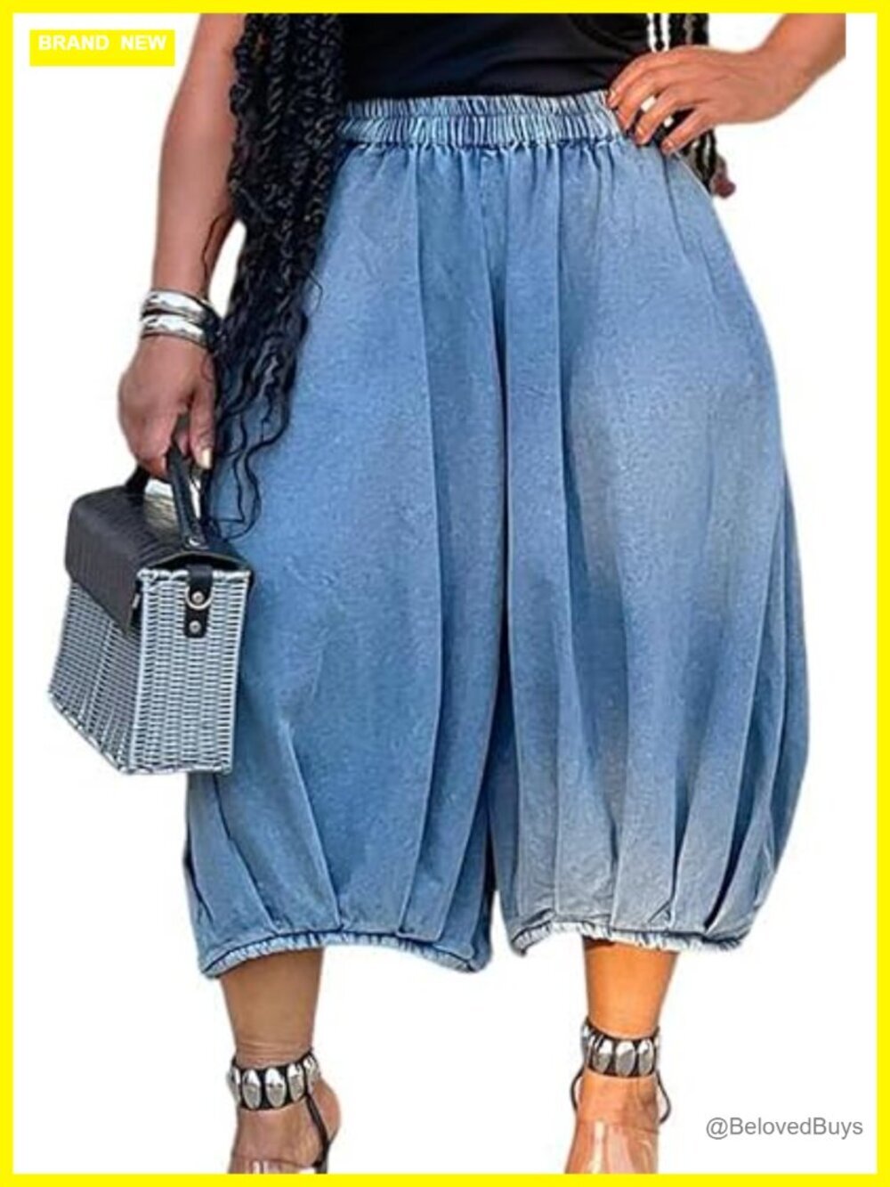 High Waisted Y2K Wide Leg Baggy Harem Jeans